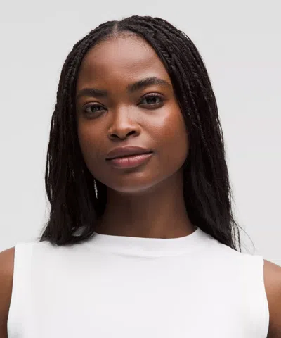 Lululemon All Yours Organic Cotton Tank In Light Ivory