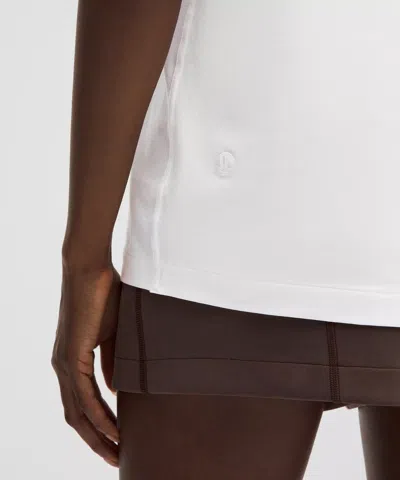 Lululemon All Yours Organic Cotton Tank In Light Ivory