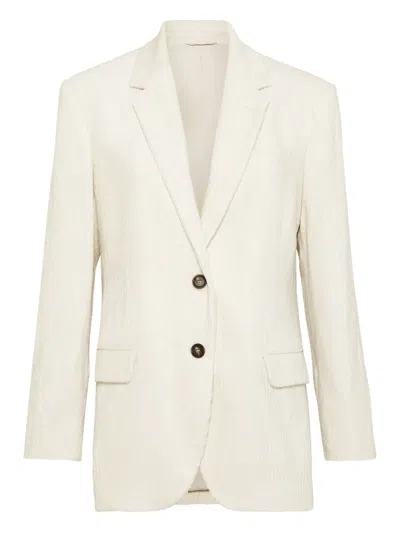 Brunello Cucinelli Corduroy Fluid Blazer