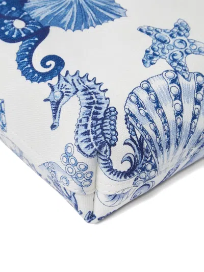 Versace Coral Theatre La Medusa Canvas Tote Bag In Multi