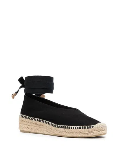 Castaã±er Gea Canvas Wedge Espadrilles With Braided Band