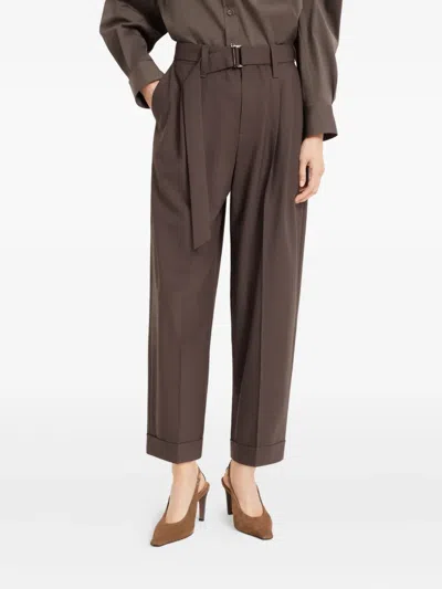 Brunello Cucinelli Baggy Tailored Wool Trousers