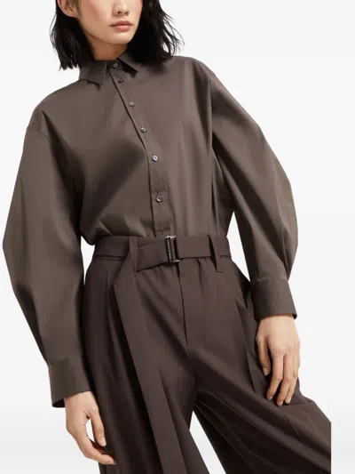 Brunello Cucinelli Baggy Tailored Wool Trousers