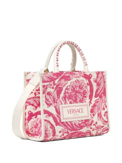 Versace Petit Fourre-tout En Raphia Barocco Athena