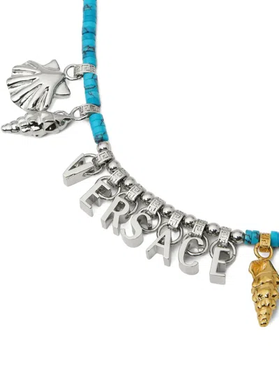 Versace Icons De La Mer Necklace In Silver