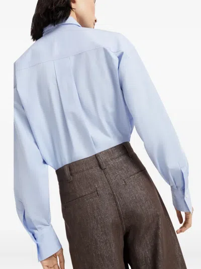 Brunello Cucinelli Women Relaxed-fit Trousers With A Curved Design