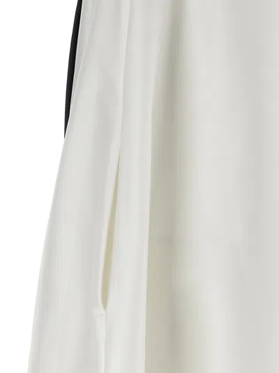 Bernadette Bailey Two-tone Bow-embellished Taffeta Midi Dress