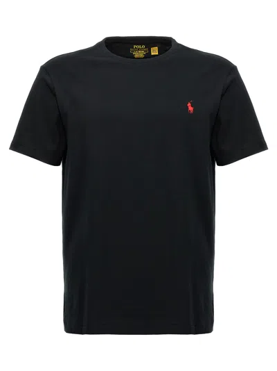 Polo Ralph Lauren Polo Pony T-shirt With Short Sleeve In Black