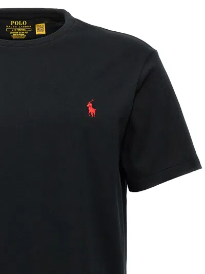 Polo Ralph Lauren Polo Pony T-shirt With Short Sleeve In Black