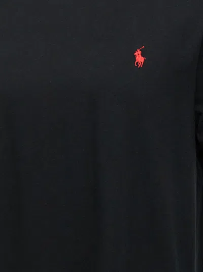 Polo Ralph Lauren Polo Pony T-shirt With Short Sleeve In Black