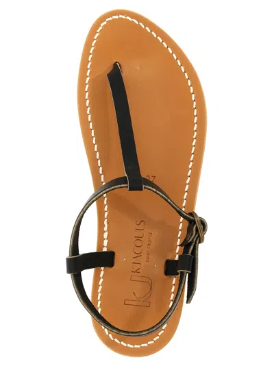 K.jacques Saint Tropez Petrone Sandals Black