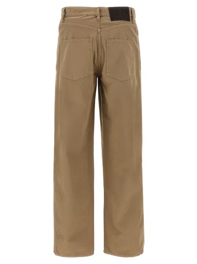 Burberry Trousers Featuring Wide Leg And 5 Pockets