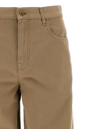 Burberry Trousers Featuring Wide Leg And 5 Pockets