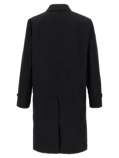 Burberry Collared Coat With Side Pockets And Long Sleeves