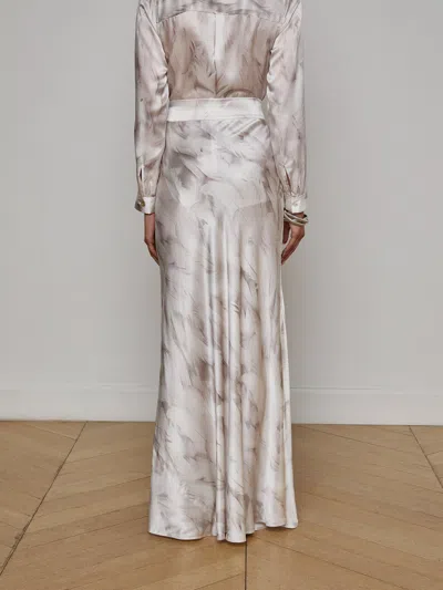 L Agence Ryker Silk Maxi Skirt