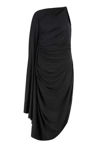 Shop Bottega Veneta Draped Dress