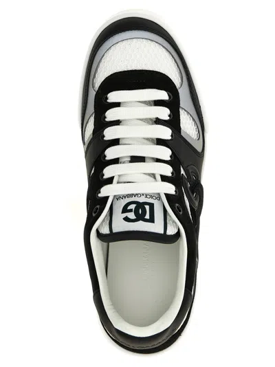 Dolce & Gabbana Portofino Light Low-top Mesh And Leather Sneakers