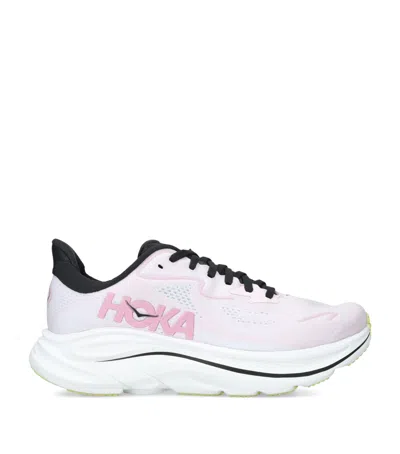 Hoka One One Rincon 4 1155130-bblc Sneaker Mens Black Lace Up Road Running Shoes In Pink