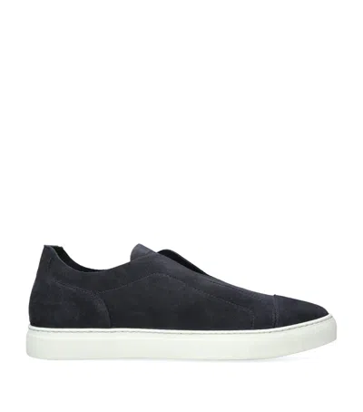 Harrys Of London Suede Aaron U Slip-on Sneakers