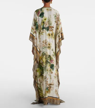 Elie Saab Savannah-print Chiffon Kaftan
