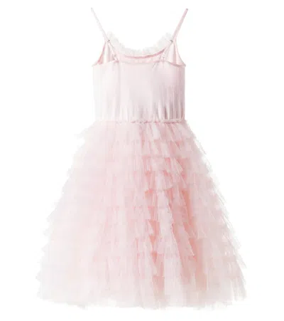 Tutu Du Monde Golden Daisies Embellished Tulle Dress