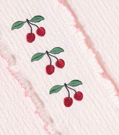 Konges Slojd Konges Sløjd Besticktes Top Ellie Aus Baumwoll-seersucker