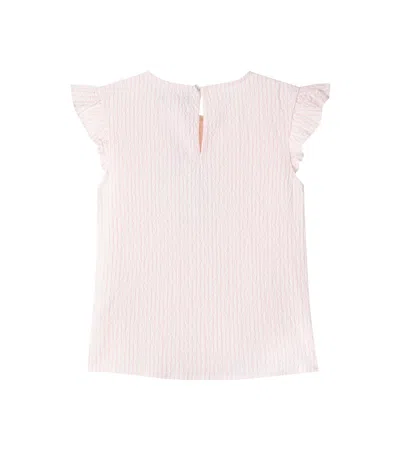 Konges Slojd Konges Sløjd Besticktes Top Ellie Aus Baumwoll-seersucker