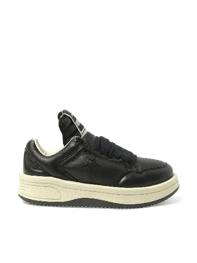 Rick Owens Drkshdw Converse Collaboration Turbowpn Ox Sneakers In Black