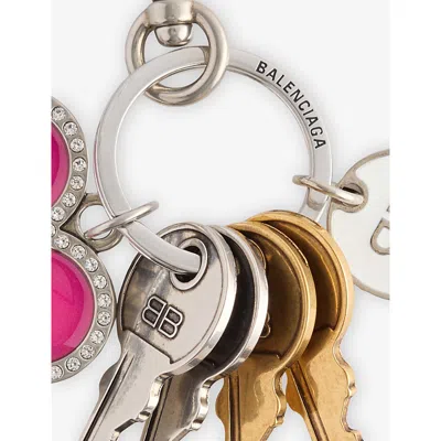 Balenciaga Heart Charm Keyring