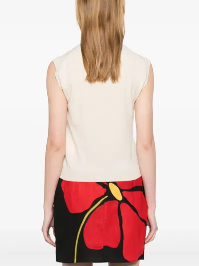 Marni Argyle-pattern Vest In White