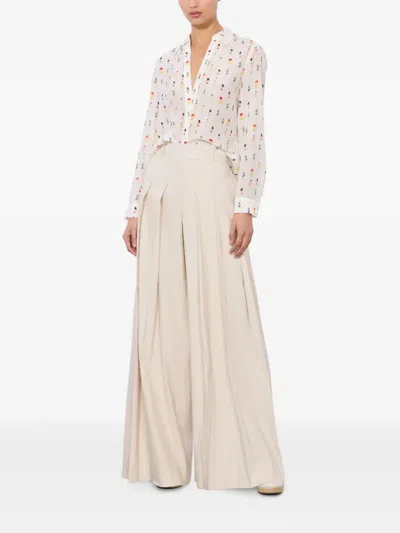 Alice And Olivia Beach Club Eloise Button-front Blouse