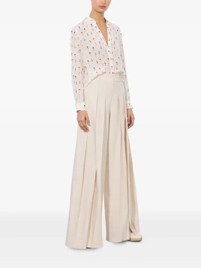 Alice And Olivia Beach Club Eloise Button-front Blouse