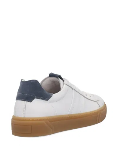 Nero Giardini White Leather Sneakers In White