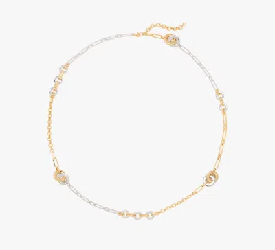 Kate Spade New York Interlock Long Necklace In Multi