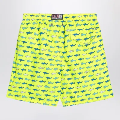 Mc2 Saint Barth Jean Lighting Swimsuit With Sharks
