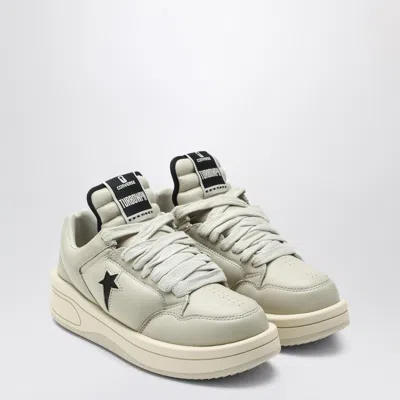 Converse X Drkshdw Turbowpn Leather Low-top Sneakers In Gold