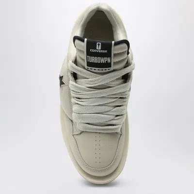 Converse X Drkshdw Turbowpn Leather Low-top Sneakers In Gold