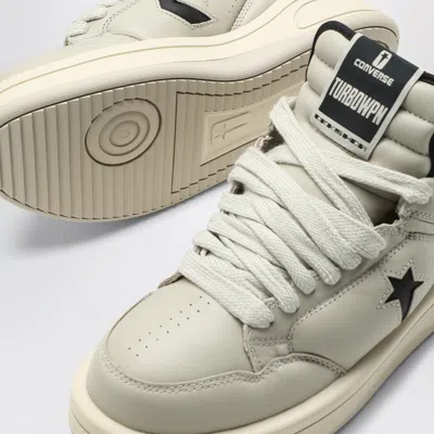 Converse X Drkshdw Turbowpn Leather Low-top Sneakers In Gold