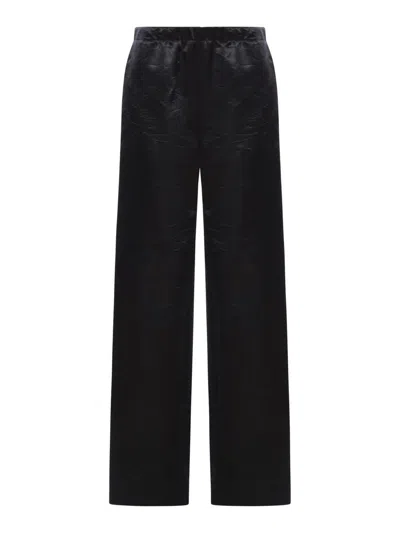 Givenchy Viscose Trousers With Wrinkled Effect