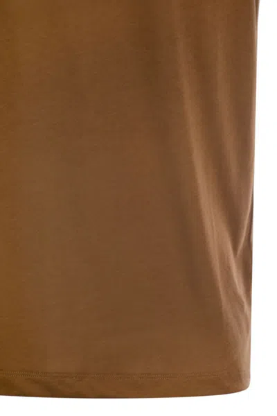 Majestic Lyocell Crew-neck T-shirt