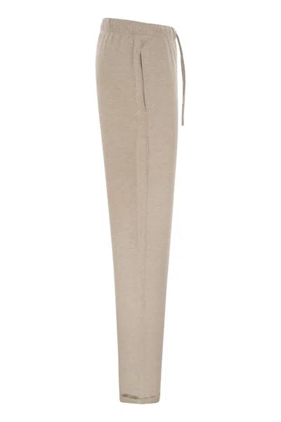 Majestic Trousers With Drawstring Waist