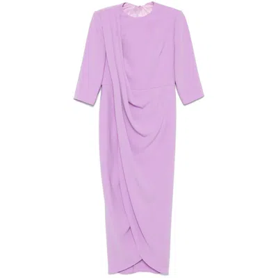 Isabel Sanchis Draped Maxi Dress