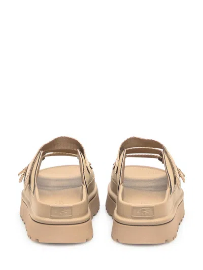 Ugg Goldenglow Slides Dark Sand