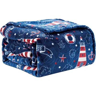 Luxury Home Lighthouse Plush Throw Blanket