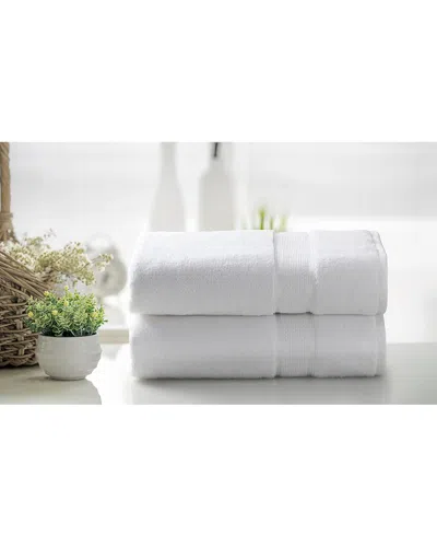 Kathy Ireland 2pc Zero Twist Cotton Plush Bath Sheet Set