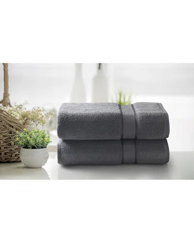 Kathy Ireland 2pc Zero Twist Cotton Plush Bath Sheet Set