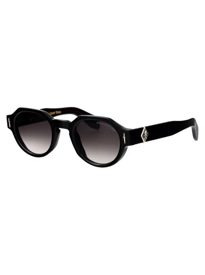 Shop Cutler And Gross Black Acetate Sunglasses