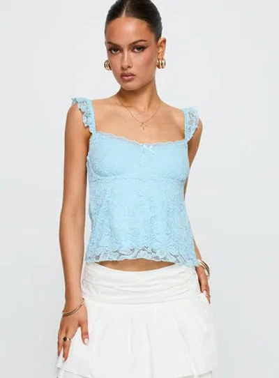 PRINCESS POLLY LOWER IMPACT MADALEINE LACE TOP 