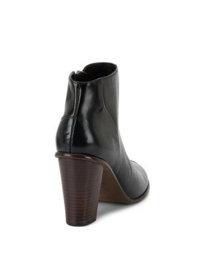 Shop Tibi Naomi Leather Booties In Black