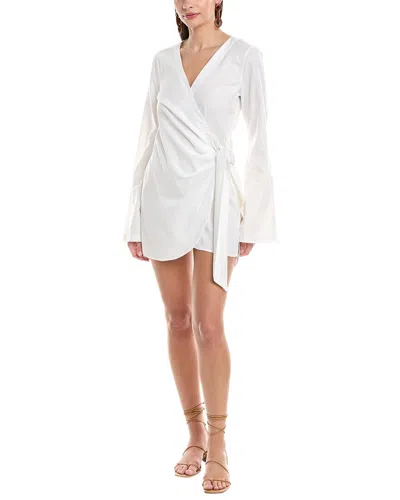 Onia Air Linen-blend Wrap Dress